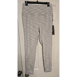 Spyder Active Grey Ankle Length Leggings Yoga Pants Womens Medium NWT Workout